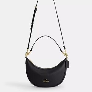 Coach Black and Gold Shoulder Bag